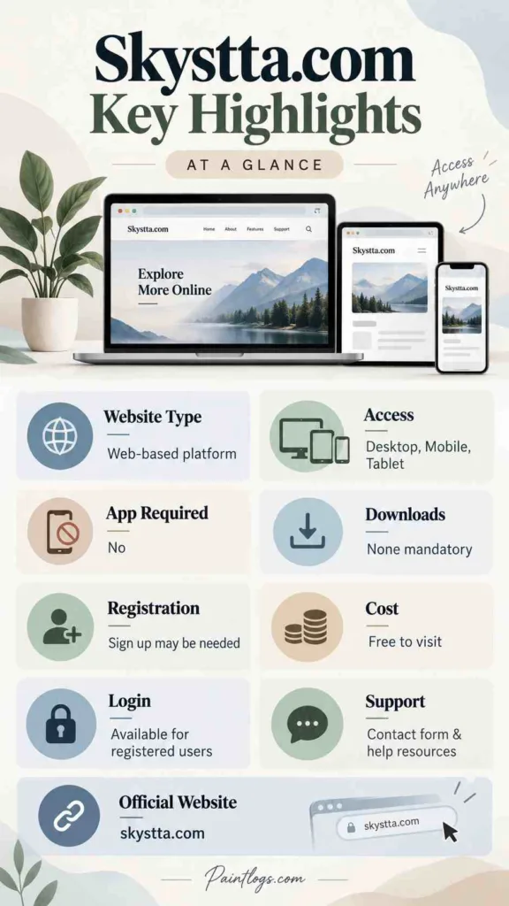Skystta.com Key Highlights at a Glance