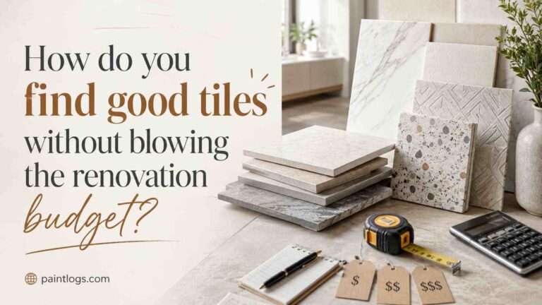 find good tiles without blowing the renovation budget