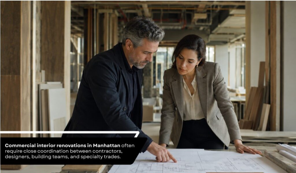 General Contractors in Manhattan to Know for Commercial Interior Renovations