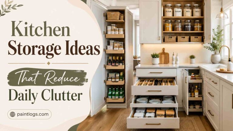 Kitchen Storage Ideas That Reduce Daily Clutter