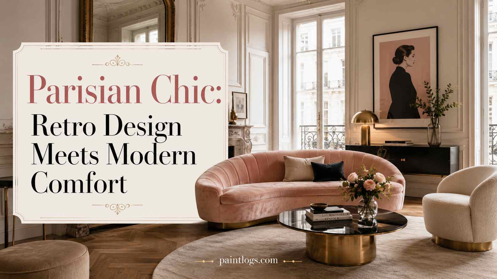 Parisian Chic Retro Design Meets Modern Comfort