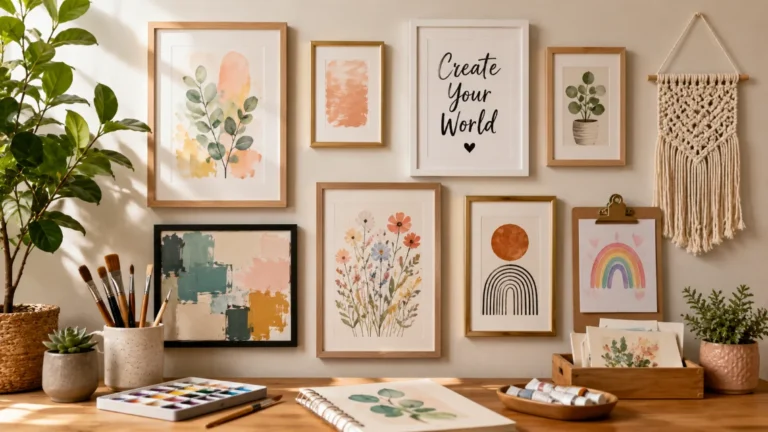7 Creative Ways to Display DIY Art Projects
