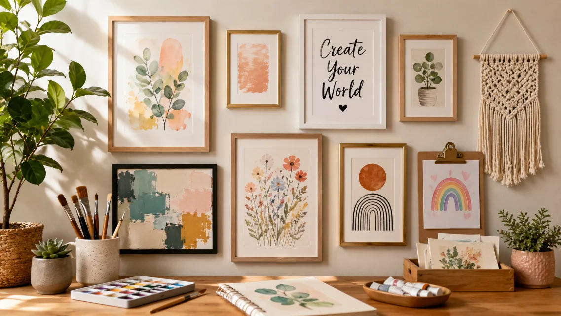 7 Creative Ways to Display DIY Art Projects
