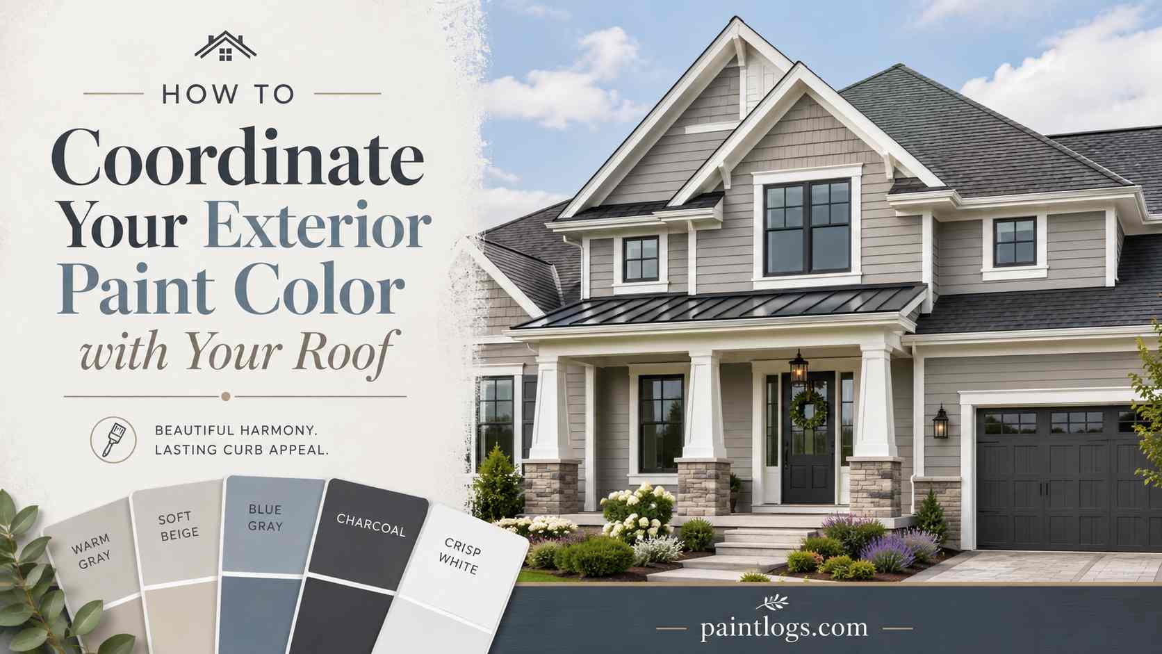 How to Coordinate Your Exterior Paint Color with Your Roof