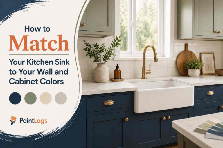 Matching Kitchen Sink to Wall and Cabinet Colors
