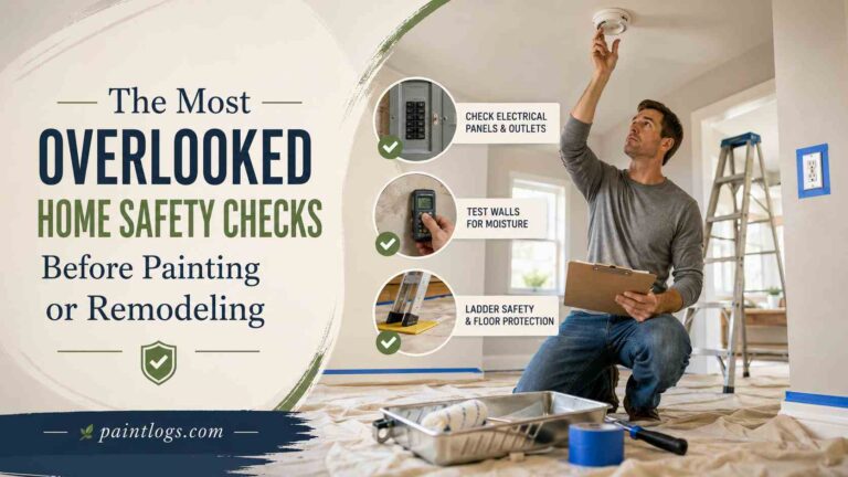 The Most Overlooked Home Safety Checks Before Painting or Remodeling