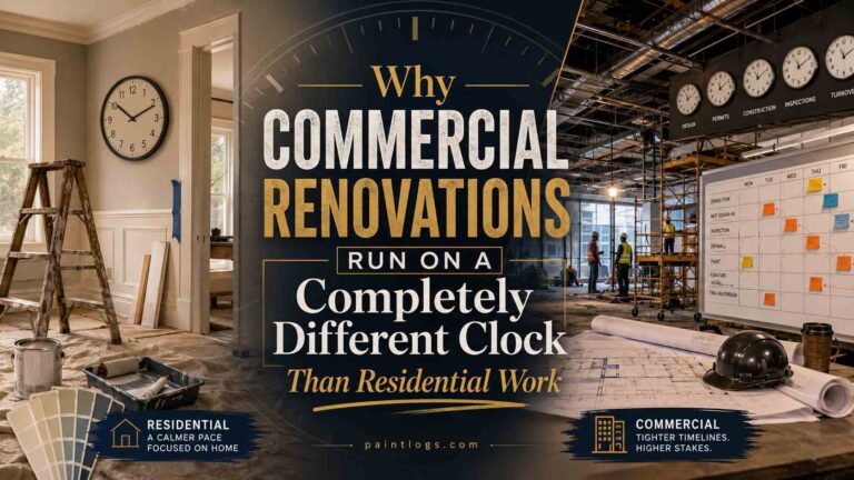 Why Commercial Renovations Run on a Completely Different Clock Than Residential Work