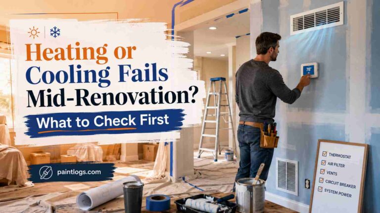 Heating or Cooling Fails Mid-Renovation What to Check First