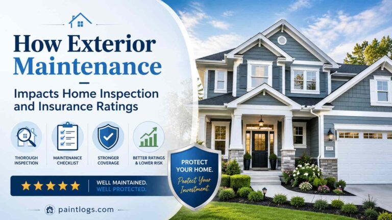 How Exterior Maintenance Impacts Home Inspection and Insurance Ratings