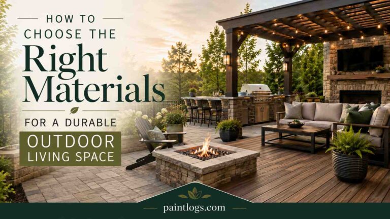 How to Choose the Right Materials for a Durable Outdoor Living Space