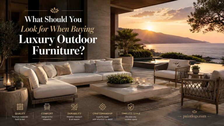 What Should You Look for When Buying Luxury Outdoor Furniture