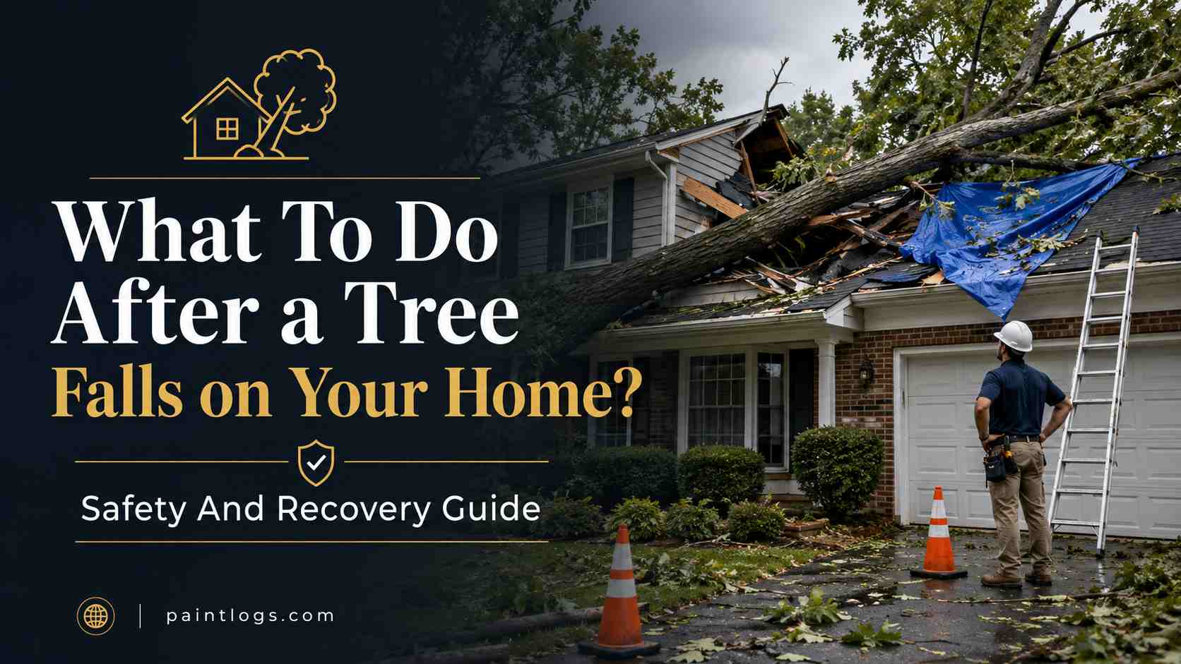 What To Do After a Tree Falls on Your Home Safety And Recovery Guide