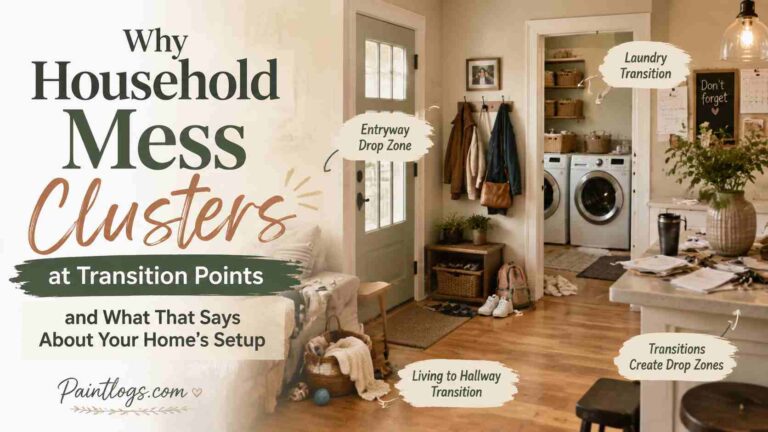 Household Mess Clusters at Transition Points