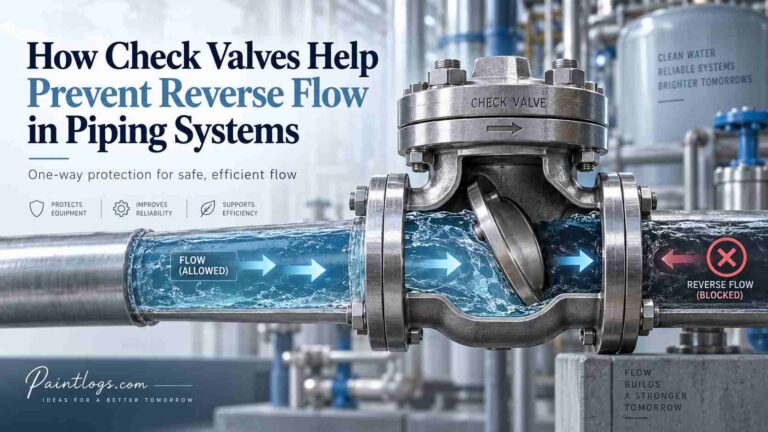 How Check Valves Help Prevent Reverse Flow in Piping Systems