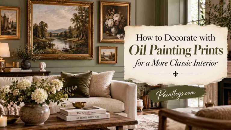How to Decorate with Oil Painting Prints for a More Classic Interior