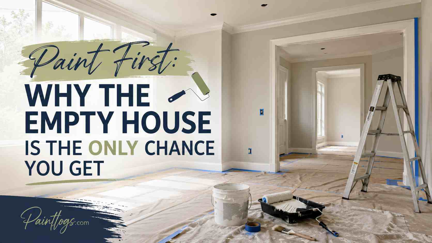Paint First Why the Empty House Is the Only Chance You Get
