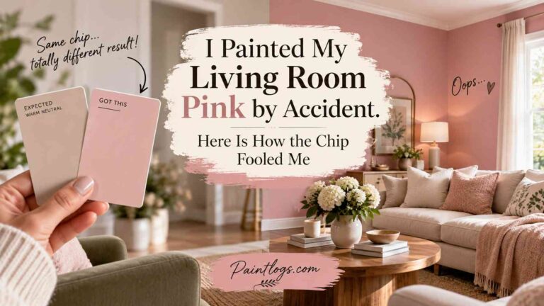 Painted My Living Room Pink by Accident