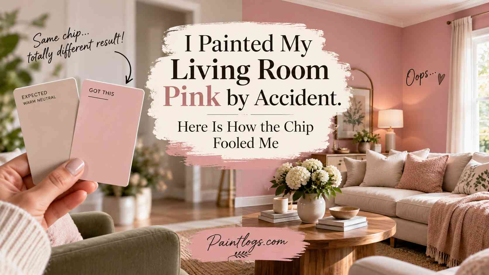 Painted My Living Room Pink by Accident