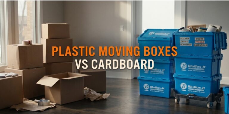 Plastic Moving Boxes vs. Cardboard Boxes