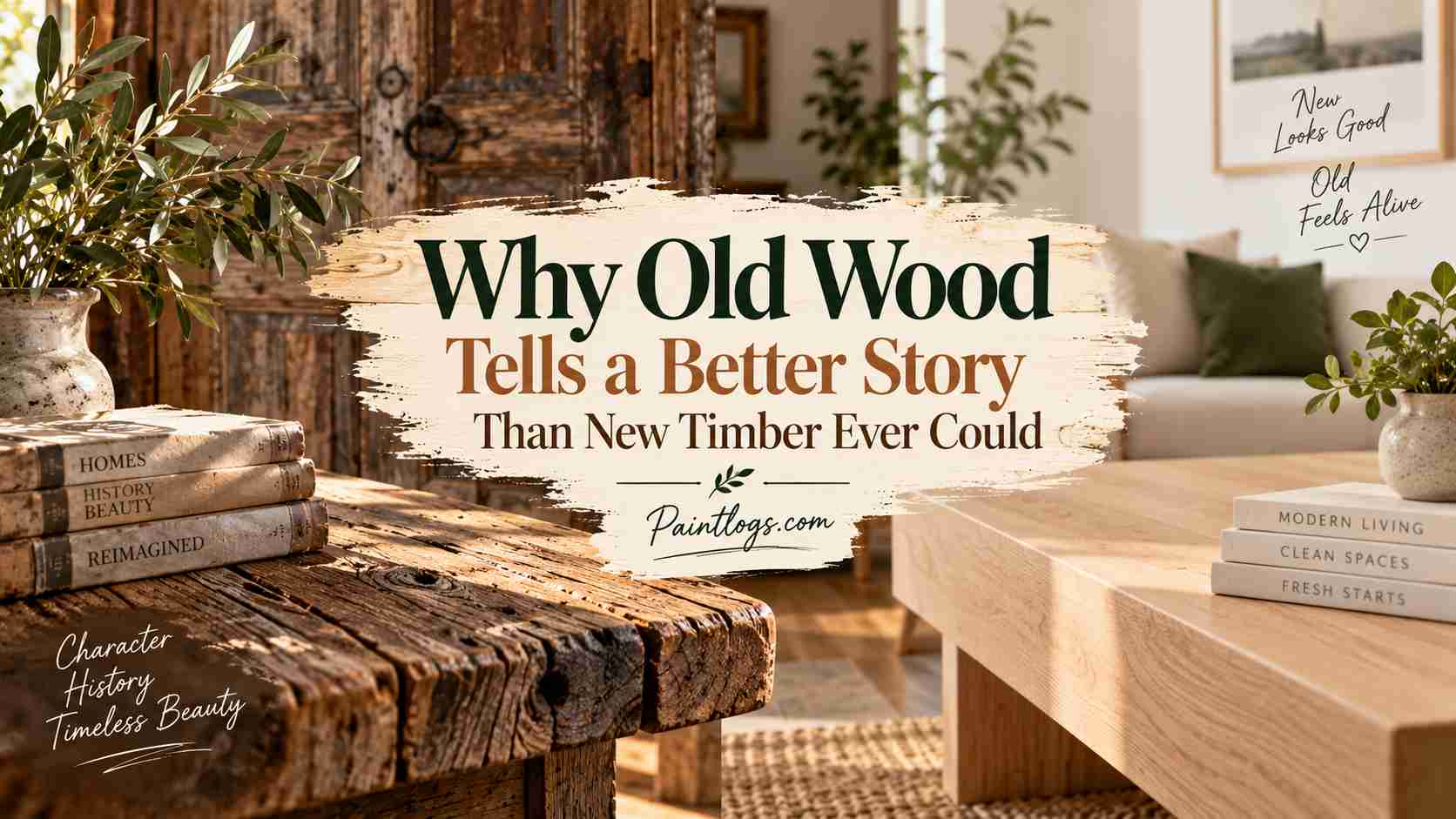 Why Old Wood Tells a Better Story Than New Timber Ever Could