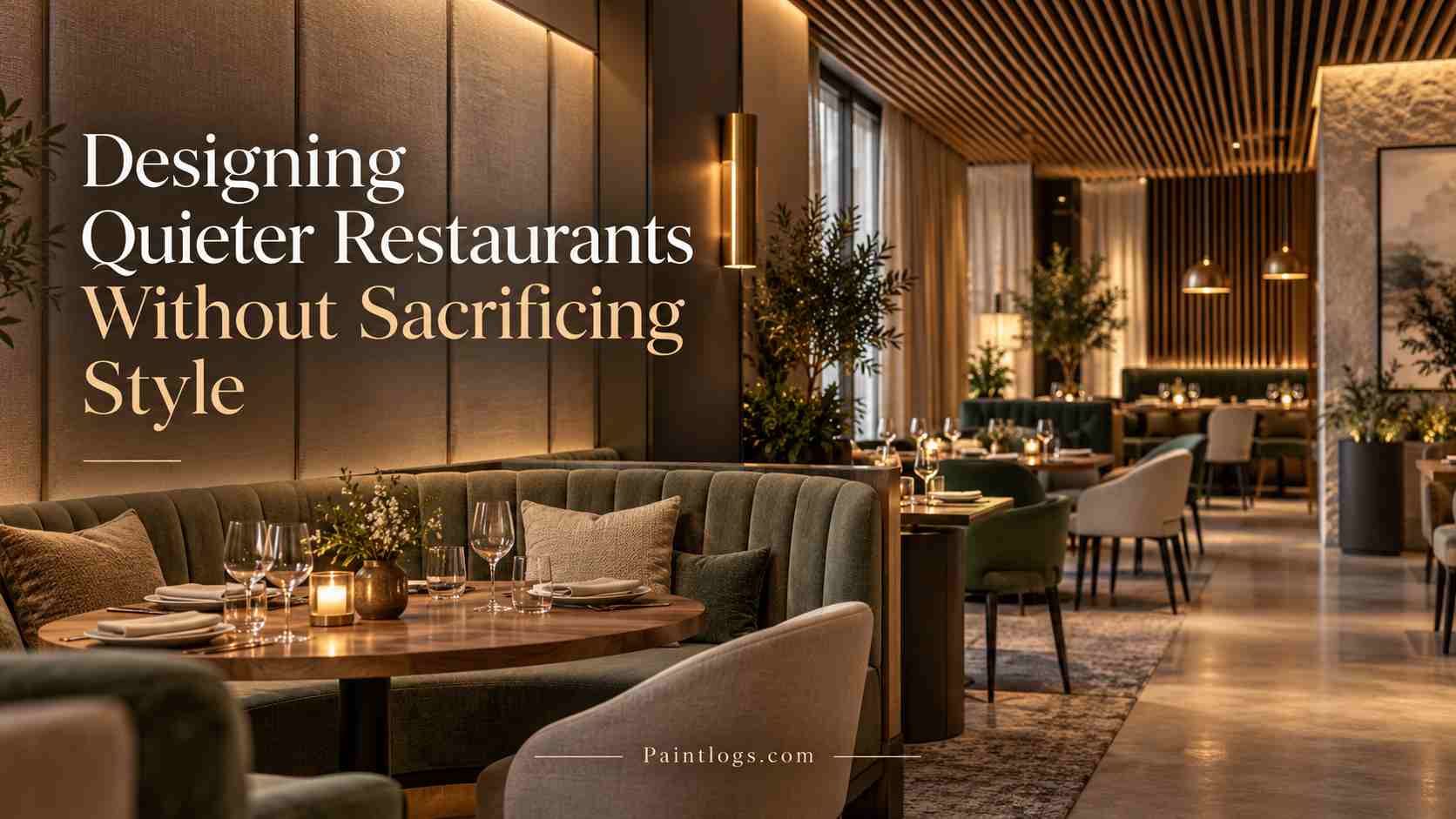 Designing Quieter Restaurants Without Sacrificing Style