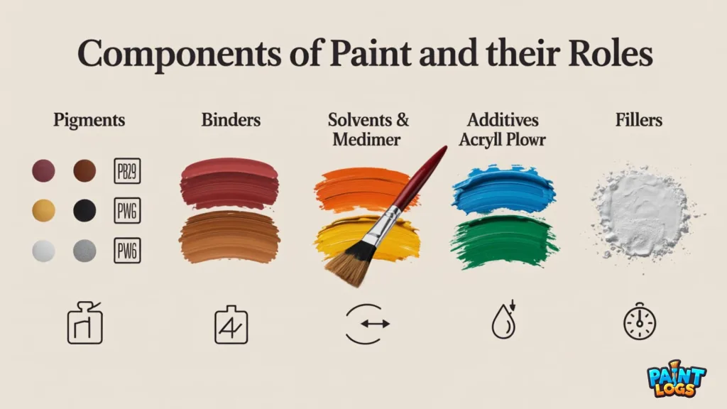 Components of Paint and Their Roles