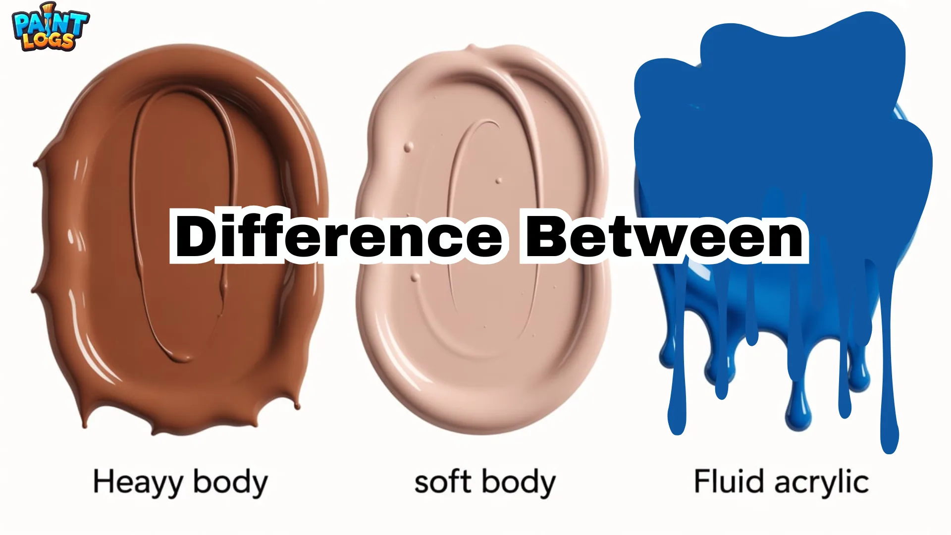Main Differences Between Heavy Body, Soft Body, and Fluid Acrylic Paint