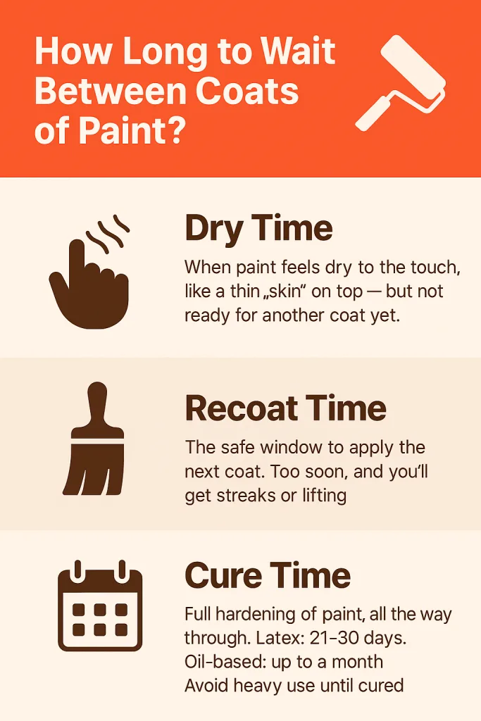 How Long to Wait Between Coats of Paint  Dry Time, Recoat Time & Cure Time