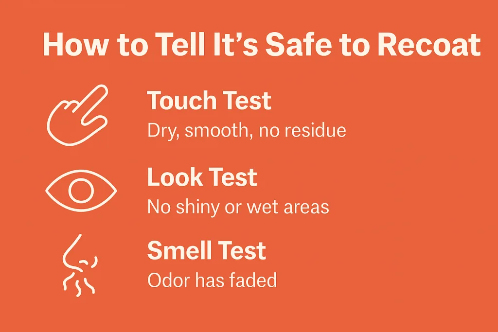 How to Tell It’s Safe to Recoat