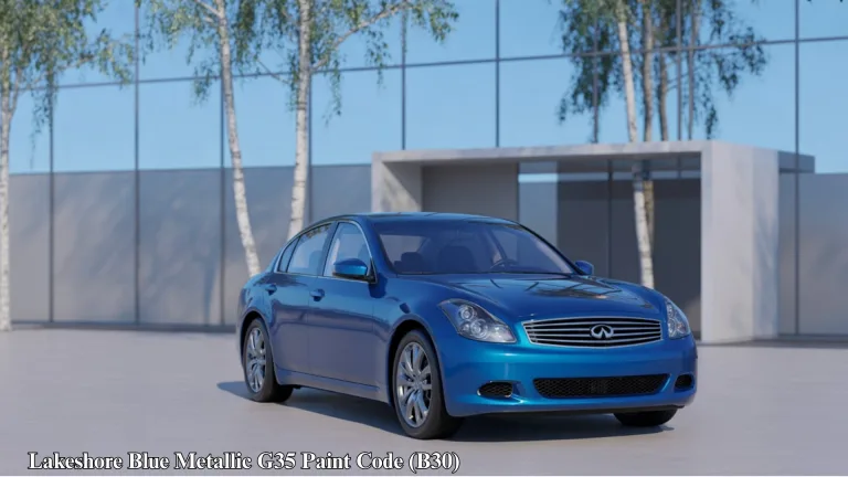 Lakeshore Blue Metallic G35 Paint Code (B30)