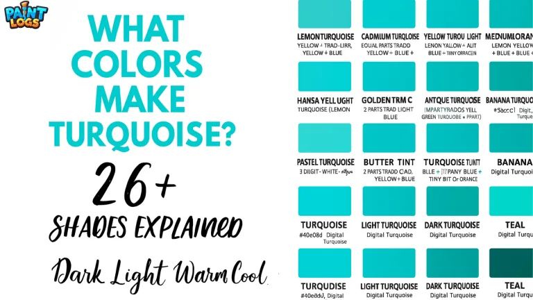 What Colors Make Turquoise? Mixing Guide for Light, Dark & Digital Shades