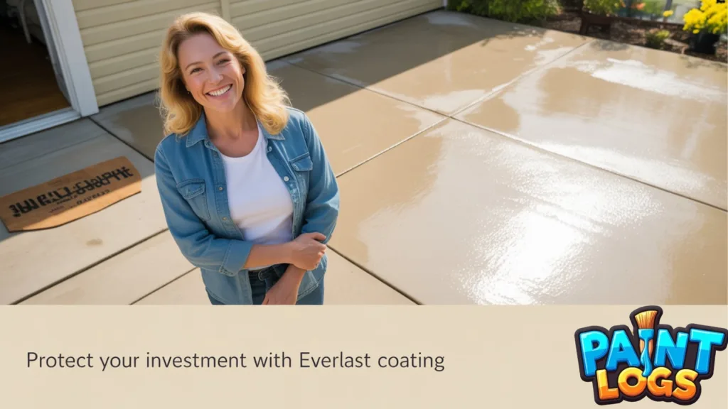 Remove Paint from Concrete - Final Result