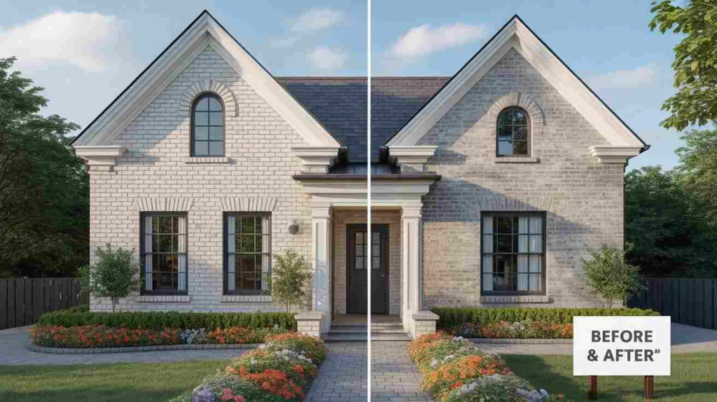 Compressed image Step-by-Step: How to Stain Brick the Right Way