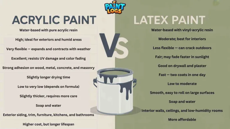 Acrylic vs. Latex Paint Which One You Use