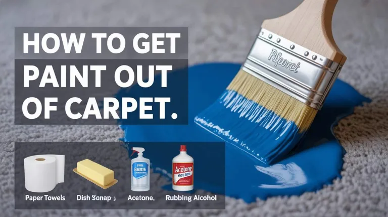 How to Get Paint Out of Carpet