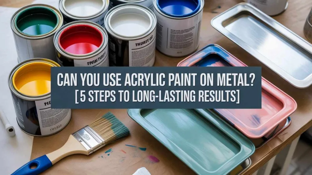 Step-by-Step How to Paint Metal with Acrylic