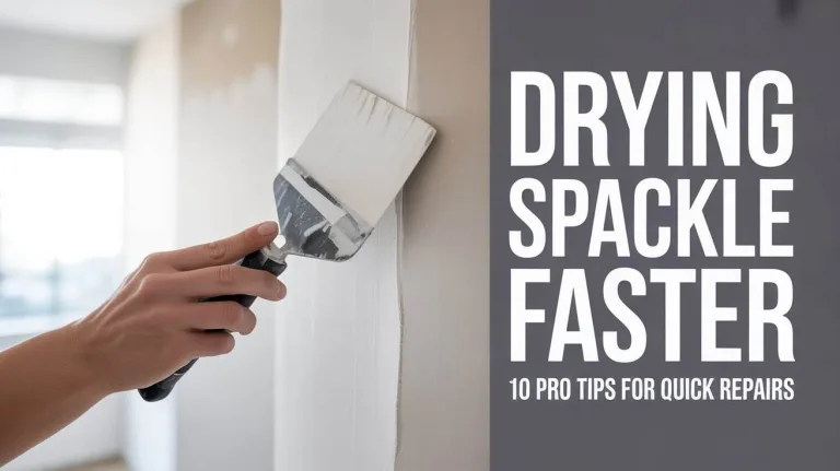 how can I make drying spackle faster? Quick Tips