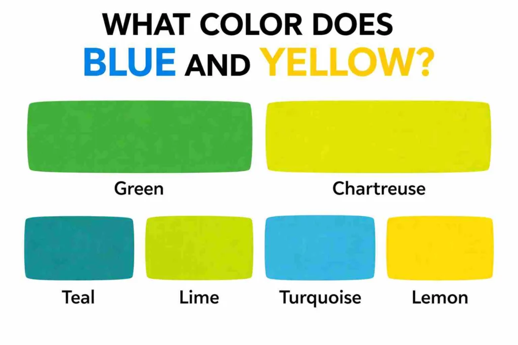 Blue and Yellow Make What Color Complete Mixing Guide