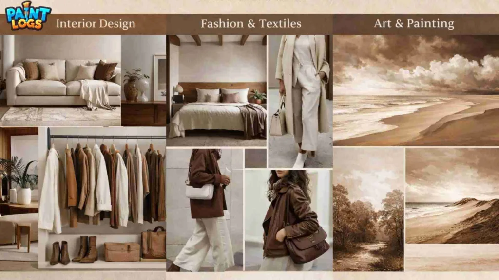 Creative Uses for Brown and White Mixtures in Design