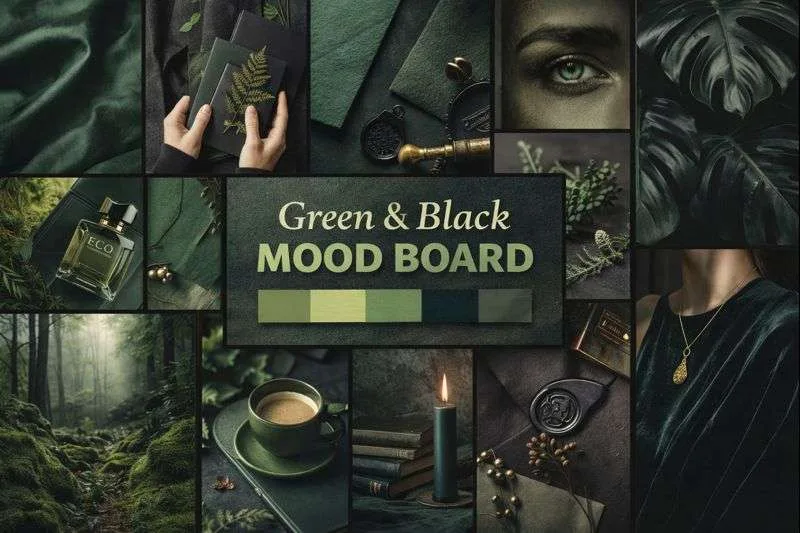 Practical Uses for Green and Black Mixes in Art and Design