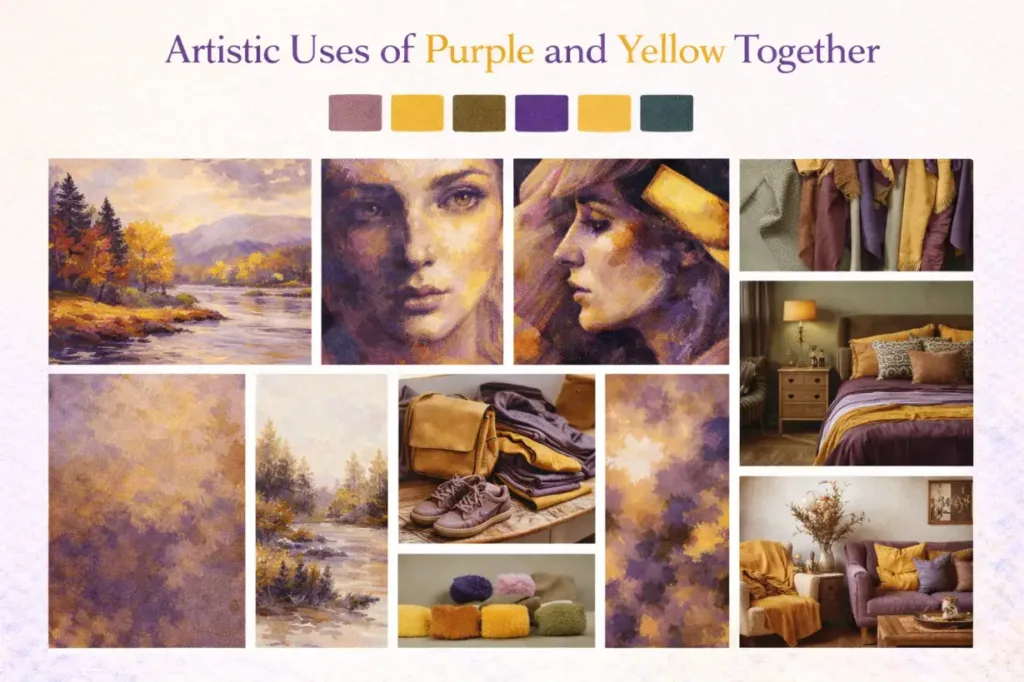 Artistic Uses of Purple and Yellow Together