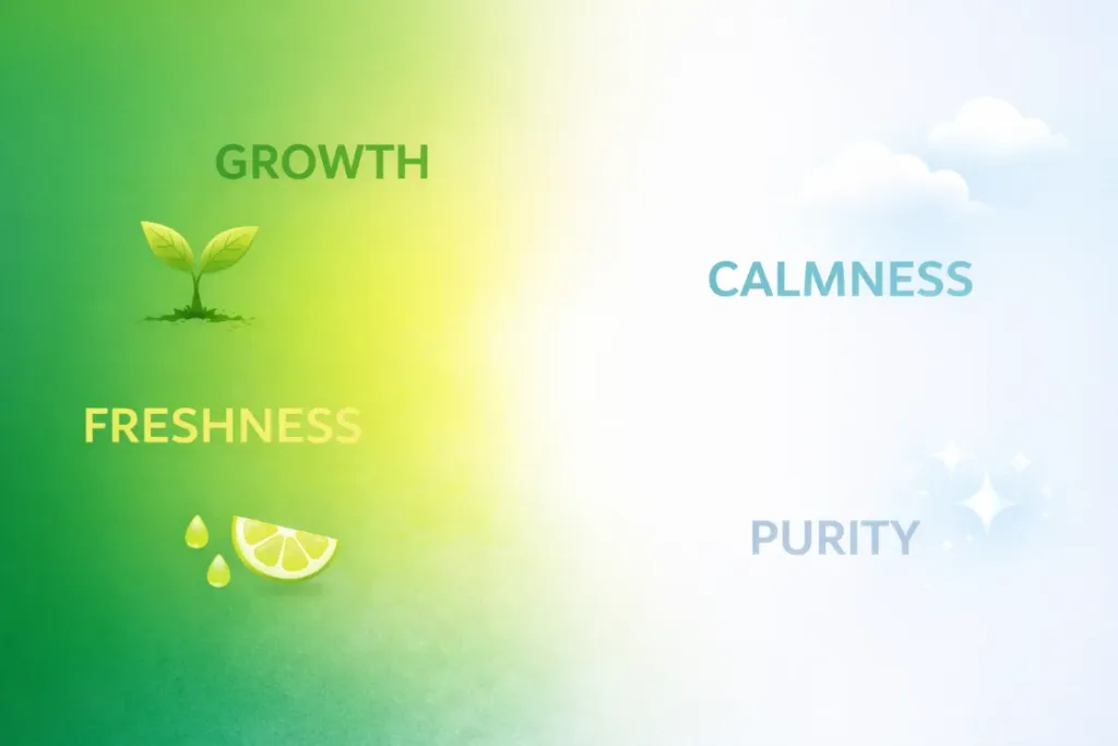 Color Psychology What Does Green and White Represent