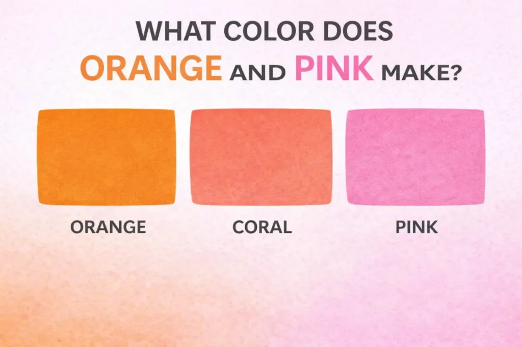 Orange and Pink in Color Theory