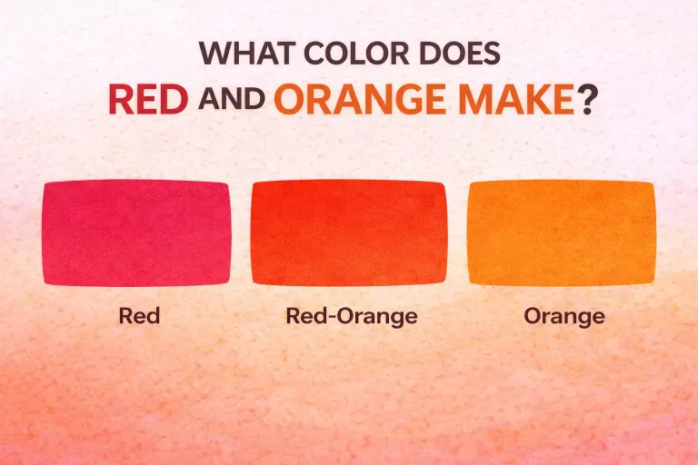 Quick Answer What Do Red and Orange Make When Mixed