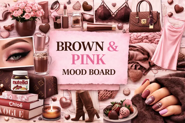 Real‑Life Examples of Brown and Pink in Design, Art & Fashion