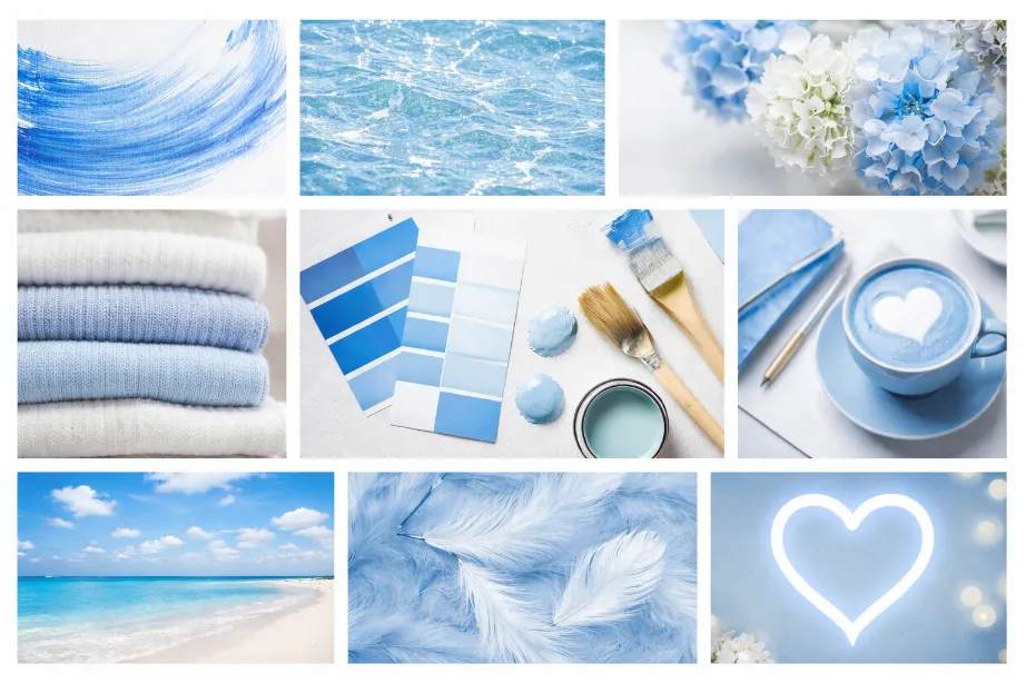 Using Blue and White in Design