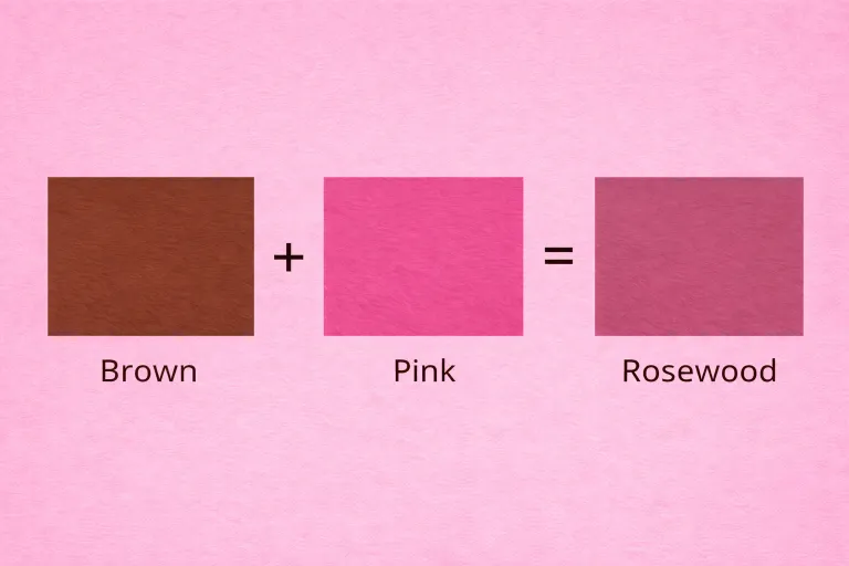 What Color Does Brown and Pink Make When Mixed 