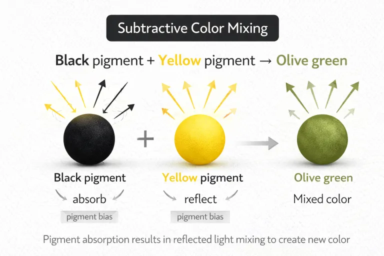 Subtractive Mixing in Paint