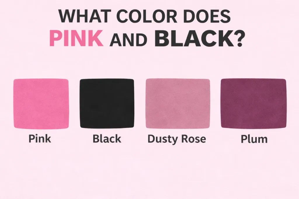 Why Pink and Black Make These Shades