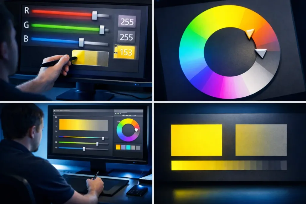 The Science Behind Mixing Yellow and Gray